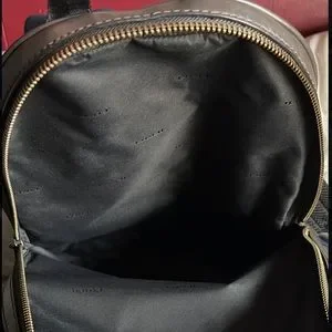 Coach | Bags | Coach Academy Backpack Navy Blue Canvas Brown 